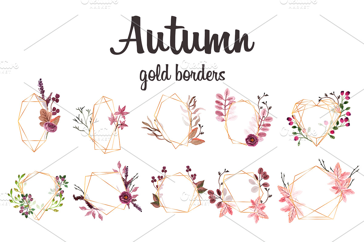 Autumn watercolor, a Decorative Illustration by Iryna Danyliuk (Photo 3 of 10)