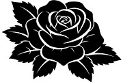 Rose Flower Silhouette Vector Bundle, an Illustration by Designer_Momina (Thumbnail 15 of 21)