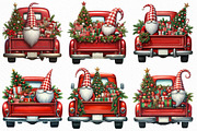 Merry Christmas Truck PNG Clipart, an Illustration by Craft Nest (Thumbnail 2 of 5)