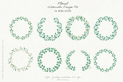 Floral Watercolor Design Big Pack, an Object Graphic by Motion-Box (Thumbnail 10 of 17)