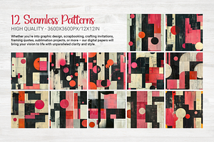 Contemplation Seamless Patterns