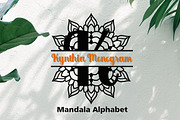 Kynthia - Extra Mandala Monogram, a Script Font by Akifatype. (Thumbnail 2 of 7)