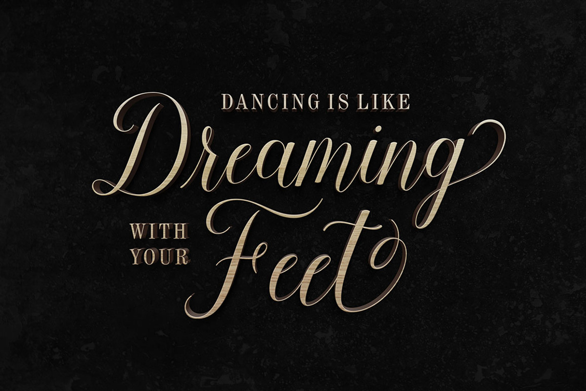 Keneisha Script, a Script Font by Seniors (Photo 13 of 13)