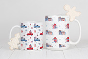 Watercolor Christmas Houses Clipart, a Texture Illustration by YuliyaArtGarden (Thumbnail 11 of 12)
