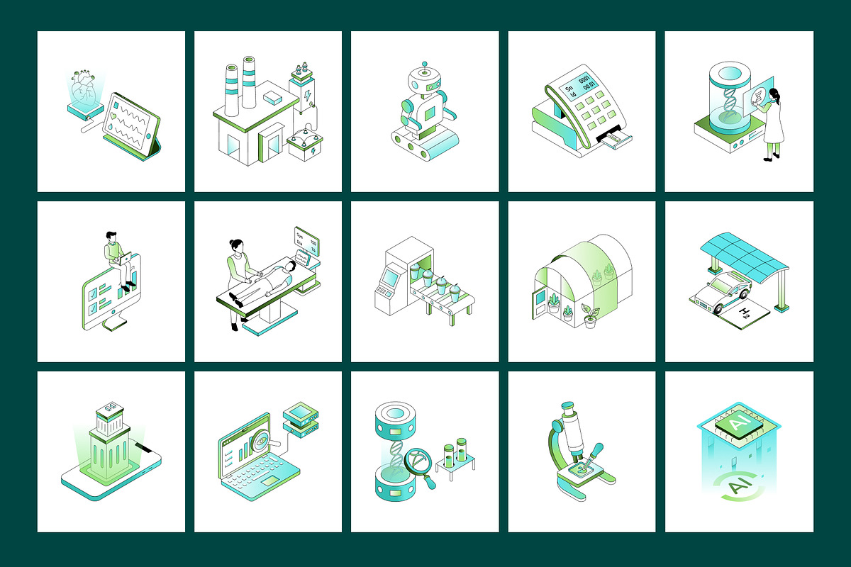 Animated Future Tech and Innovation, a Technology Illustration by Prosymbols (Photo 2 of 7)