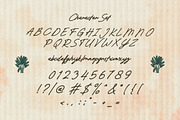 Organic Gardenia - Old Handwritten, a Handwritten Font by Mahesans Co (Thumbnail 10 of 10)
