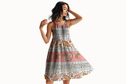 Ethnic Paisley Border Floral Pattern, a Pattern Graphic by StudioGlouna (Thumbnail 3 of 9)