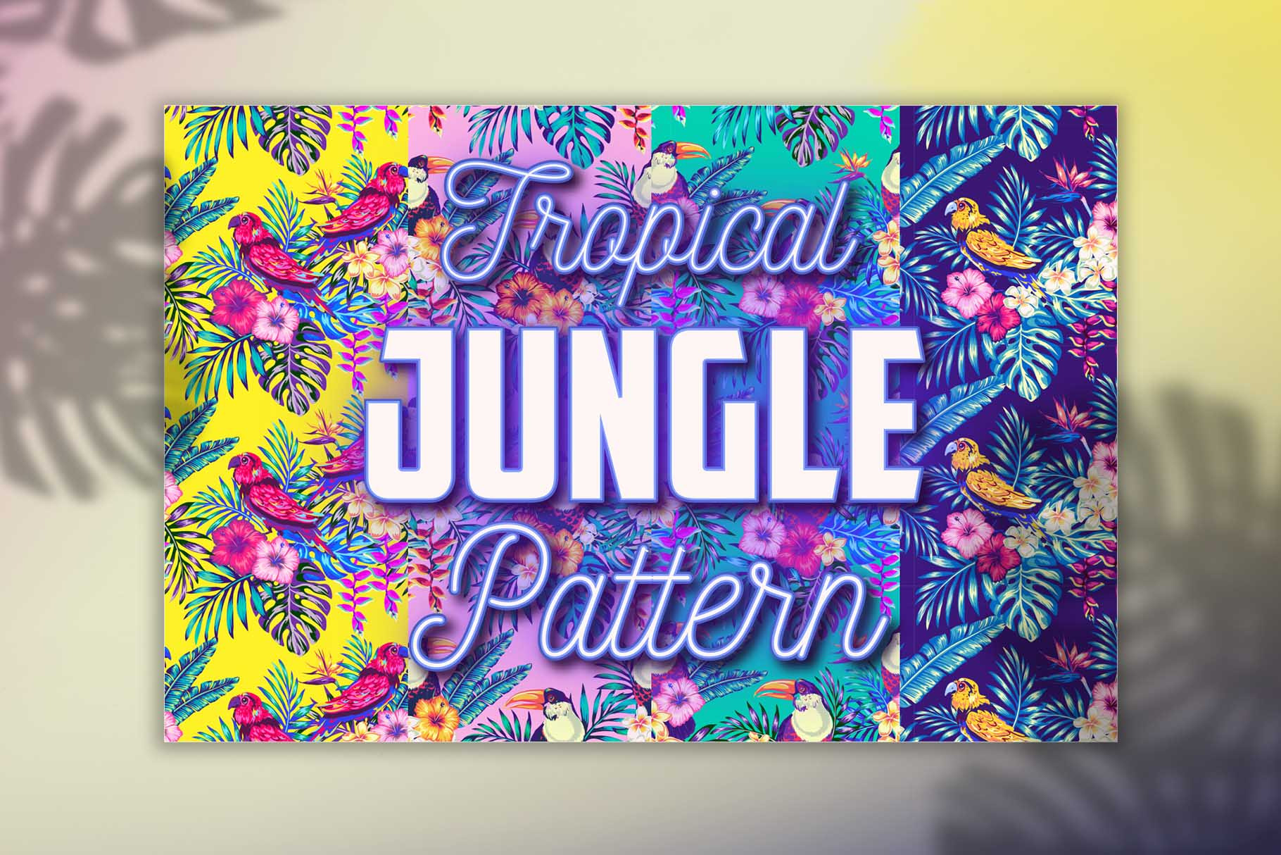 tropical jungle pattern