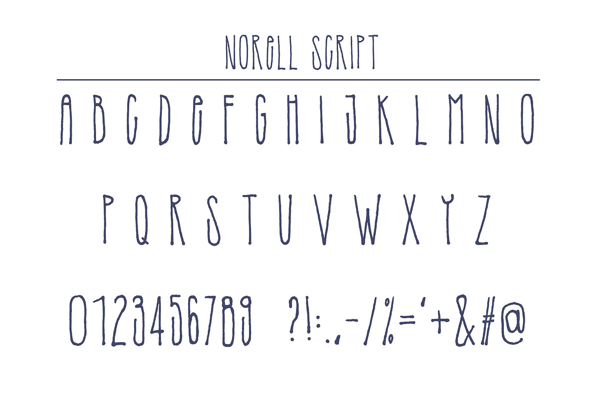 Norell Font preview 7