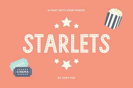 Starlets 1920s Actress Display Font