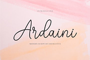 Ardaini, a Script Font by edcreative (Thumbnail 1 of 6)
