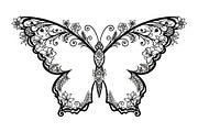 Butterfly Floral Frame SVG Bundle, an Illustration by Creativeshirt (Thumbnail 28 of 31)