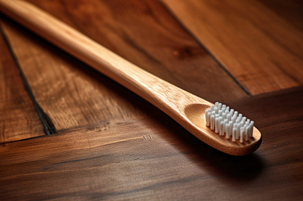 Organic Wooden Toothbrush, a Technology Photo by Iconogenic