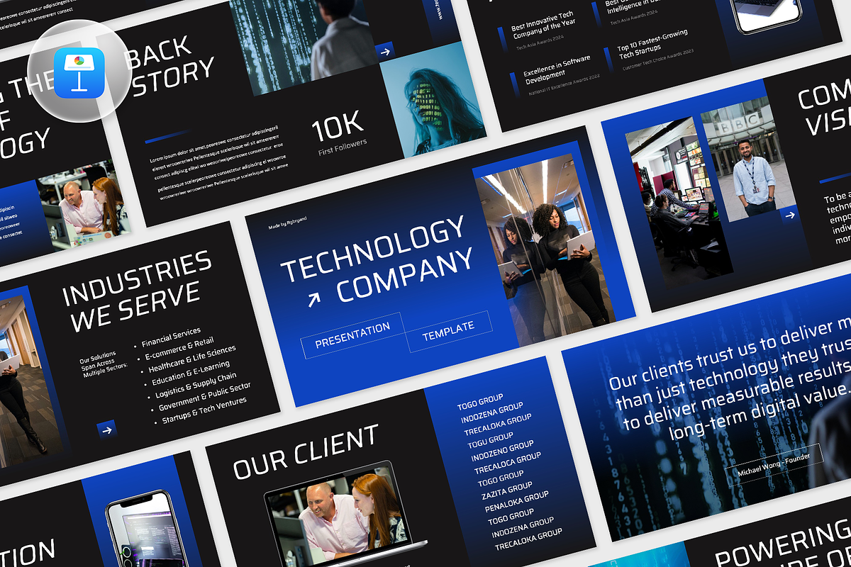 Technology Company Keynote, a Presentation Template by rgbryand (Photo 1 of 7)
