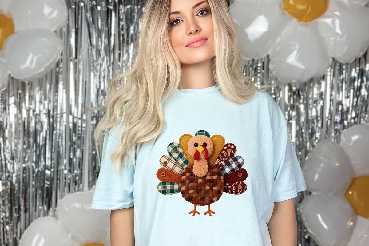 Thanksgiving Png Yarn Crochet Turkey, an Illustration by designcity5 (Photo 7 of 8)