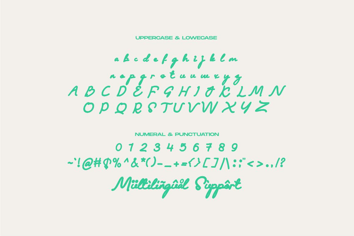Leisya Girl Script Font Bold, a Script Font by JNJ Studio (Photo 8 of 9)