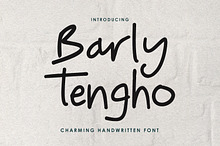 Barly Tengho Charming Casual Font