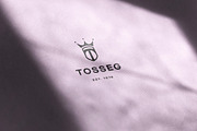 Logo Mockup on Paper Overlay Shadow, a Product Mockup by Asylab (Thumbnail 1 of 5)