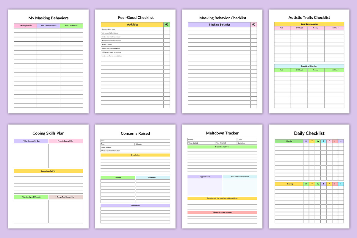 2026 Autistic Planner