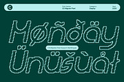 CS Migrate Pixel, a Sans Serif Font by Craft Supply Co. (Thumbnail 7 of 8)