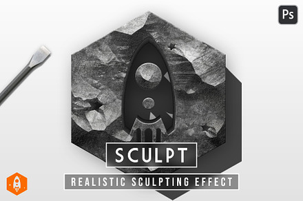 SculpT Stone Carving Text Effect