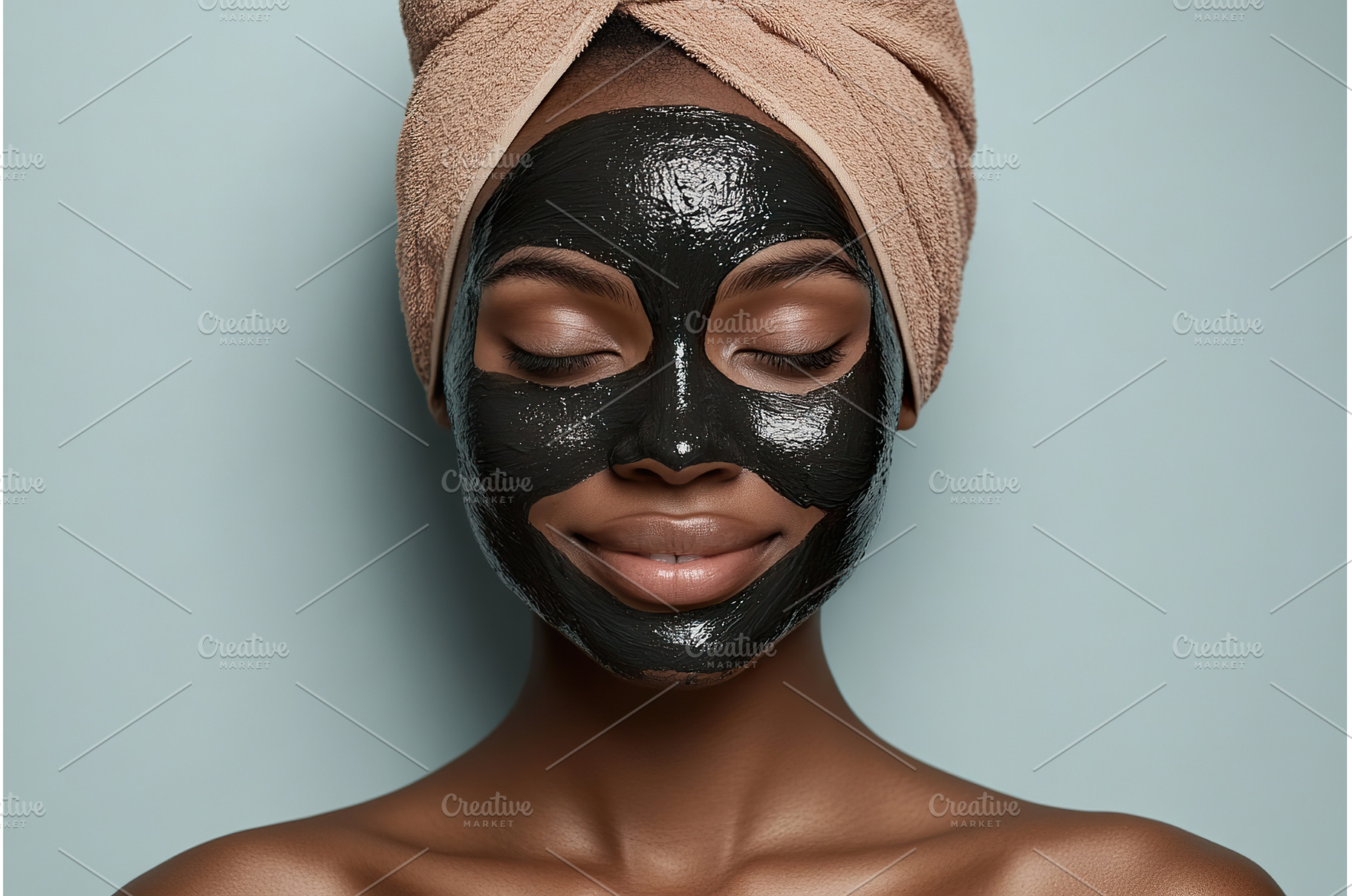 Relaxed Woman Enjoying Skincare, a Beauty & Fashion Photo by Lermont51