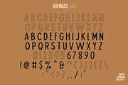 Kremato - Natural Hand Drawn Fonts, a Sans Serif Font by Konstantine Studio (Thumbnail 8 of 11)