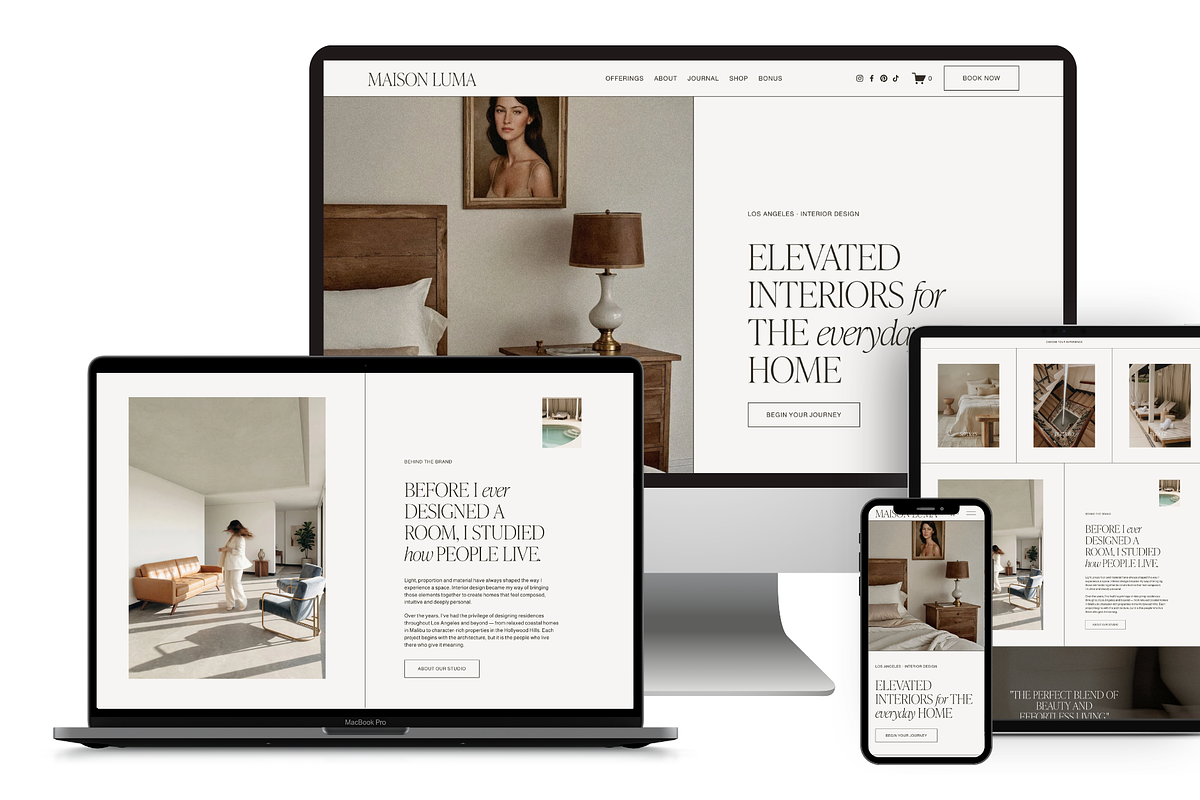 Interior Designer Website Template, a Squarespace Template by Candor Templates (Photo 11 of 21)