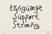 Sneeze TM – True Scribble, a Handwritten Font by Type Mania (Thumbnail 10 of 11)