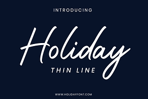 Holiday Thin Line