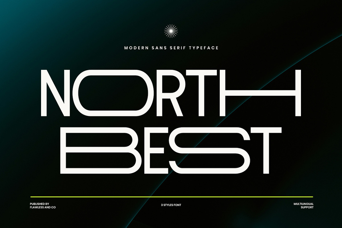 Northbest - Sans Serif Typeface Font, a Sans Serif Font by Flawless And Co (Photo 1 of 10)