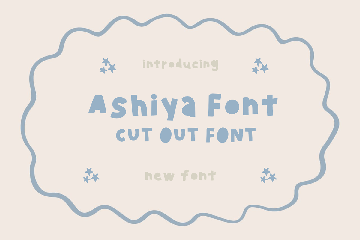 Ashiya - Playful Cutout HandDrawn, a Handwritten Font by Ashiya Pixel (Photo 13 of 13)
