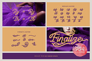 Dianthus Maiden Typeface, a Script Font by alit design (Thumbnail 16 of 17)