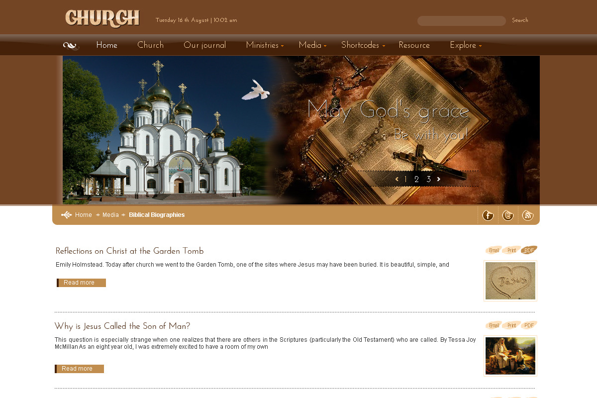 SJ Church -Religious Joomla template, a Websites & App Template by YouTech (Photo 5 of 5)