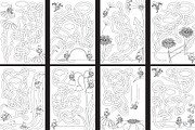 Set 125 - 8 Ladybug mazes, an Illustration by Little Bird (Thumbnail 3 of 4)