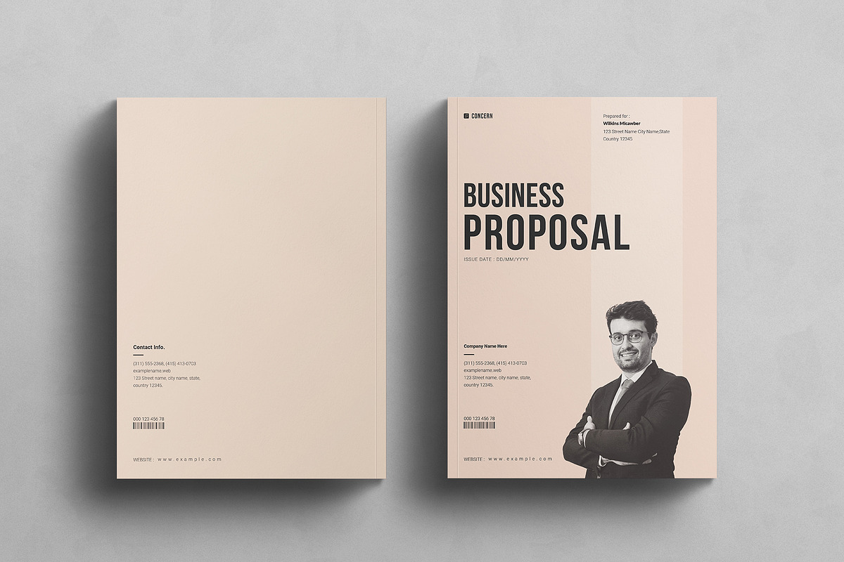 Business Proposal Template, a Brochure Template by MassiveCreator (Photo 8 of 8)