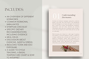 Hormone Ebook Canva Premade, a Presentation Template by Naturopath Hub (Thumbnail 4 of 9)