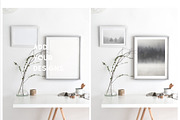 Frame mock up, interior mockup, a Mockup by VISTYLE STUDIO (Thumbnail 2 of 3)