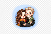 Dramione PNG clipart, a Person Illustration by LoLoArt (Thumbnail 2 of 3)