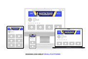 Realtor YouTube Banner Bundle Pack, a Social Media Template by Vaughn Studios (Thumbnail 4 of 7)