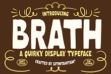STH Brath Quirky Display Typeface