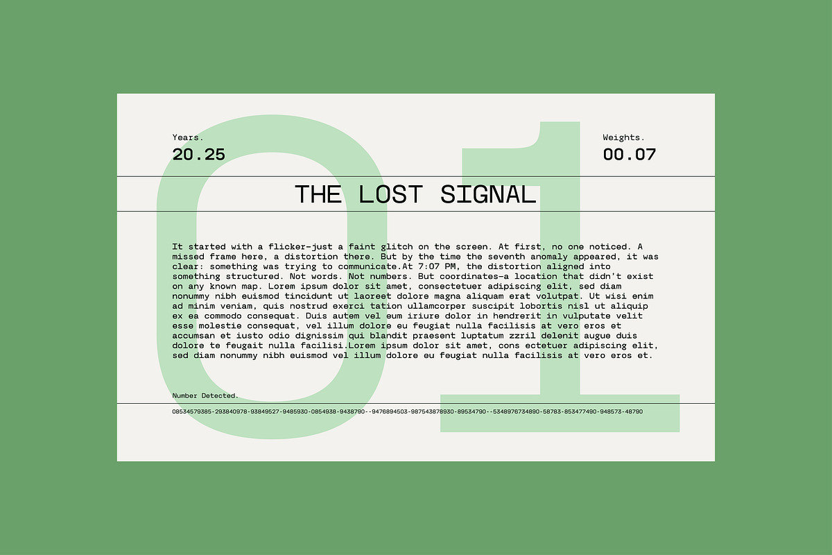 Gail Rock - Typewriter Branding Font, a Sans Serif Font by Casloop Studio (Photo 2 of 9)