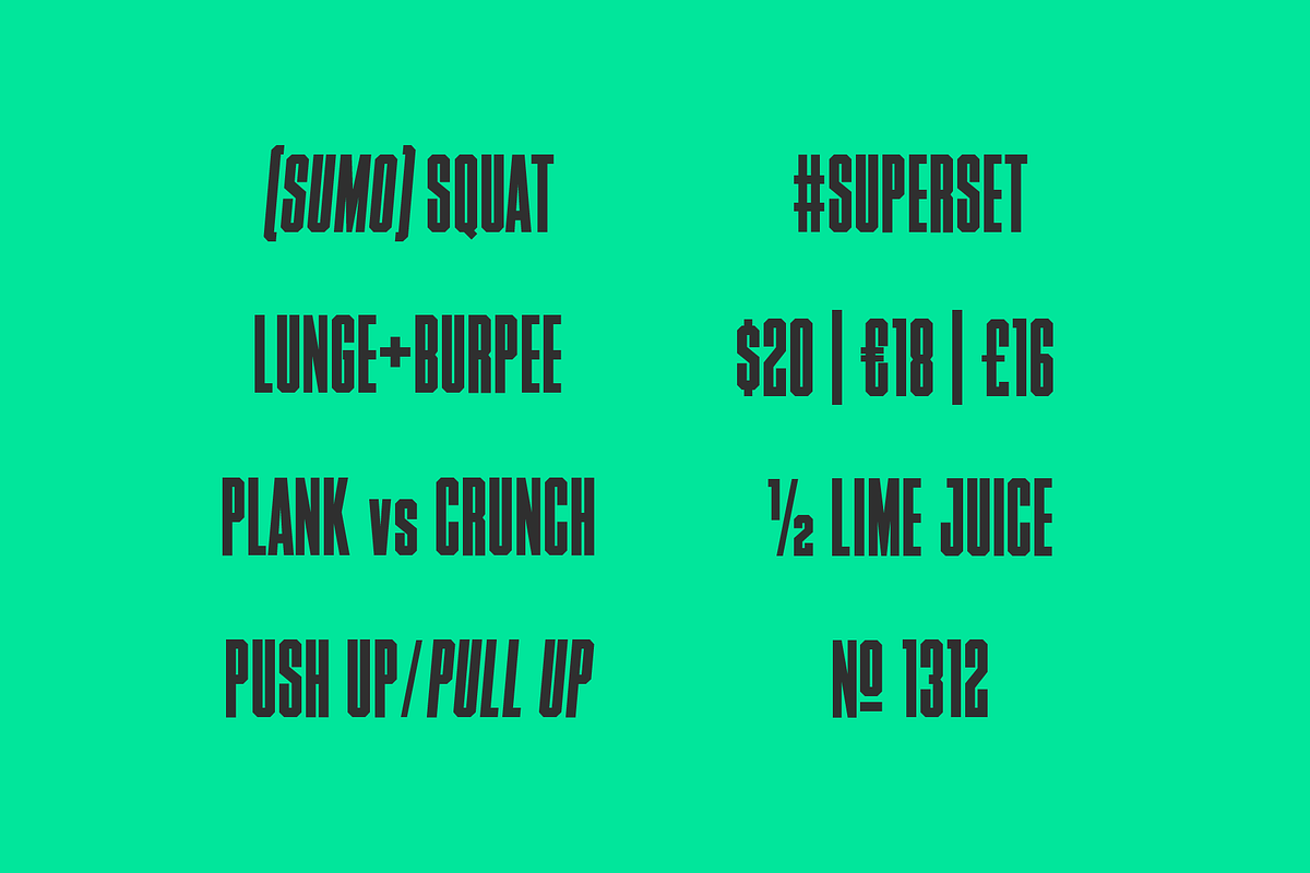 Superset font preview 4