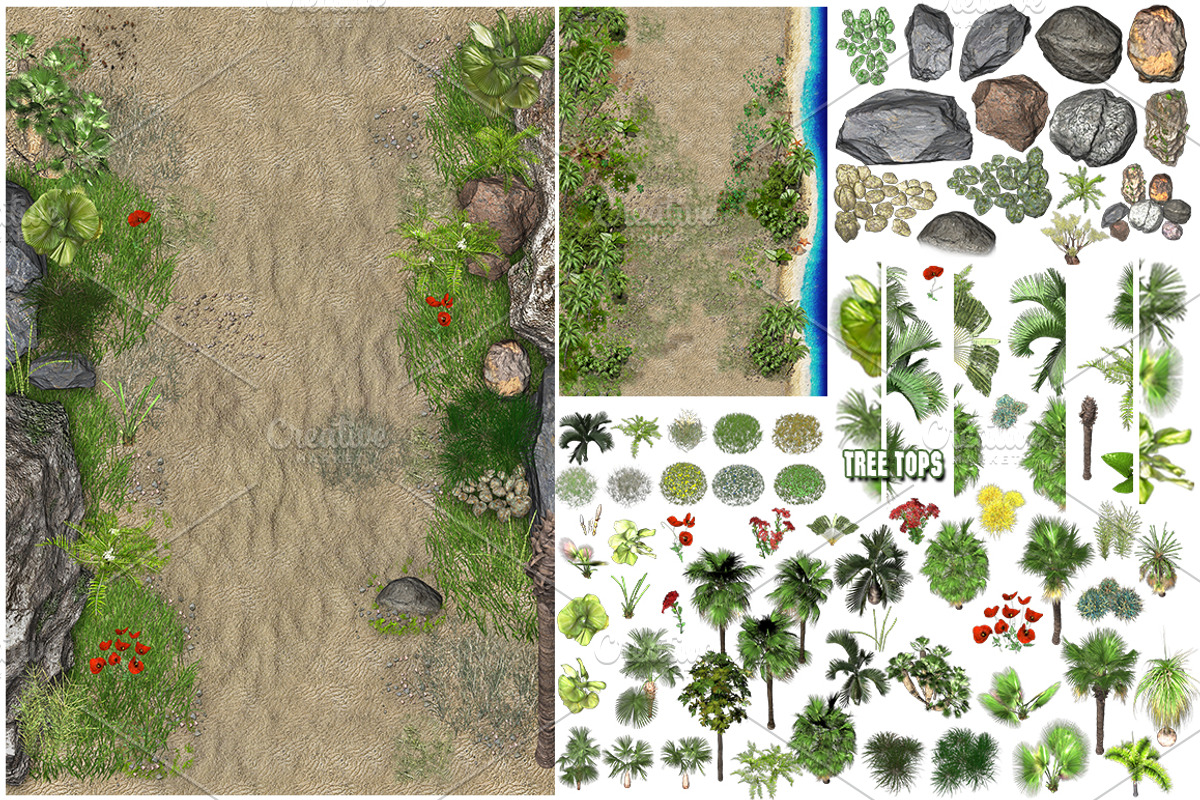 Desert Jungle Game Background, an Object Graphic by Beatheart Creative Studio (Photo 2 of 14)