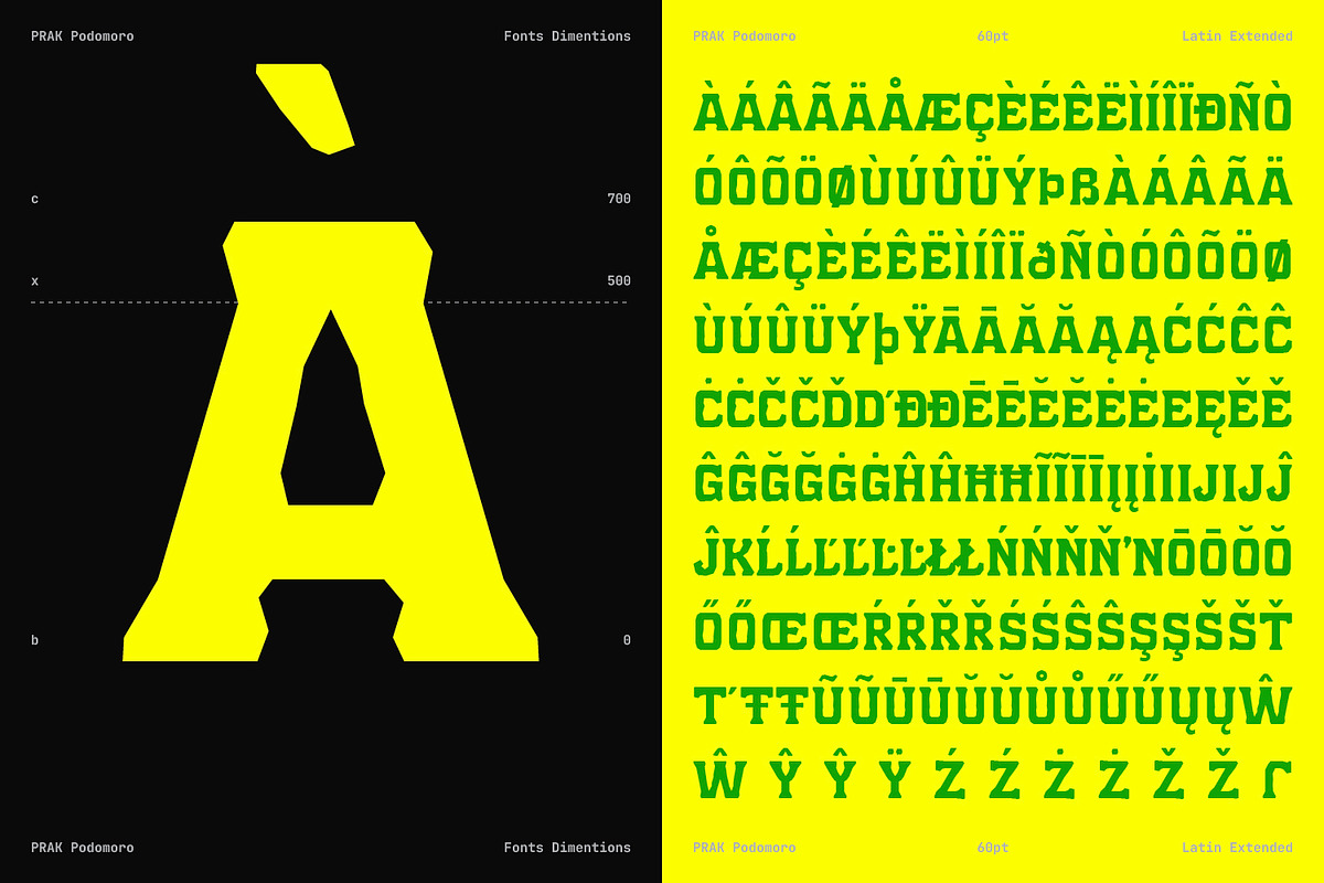 PRAK Podomoro Hand-Cut Display Font, a Serif Font by Healltica.std (Photo 10 of 21)