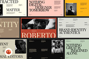 Roberto - Brand Identity PowerPoint, a Presentation Template by Creatorism (Thumbnail 1 of 9)