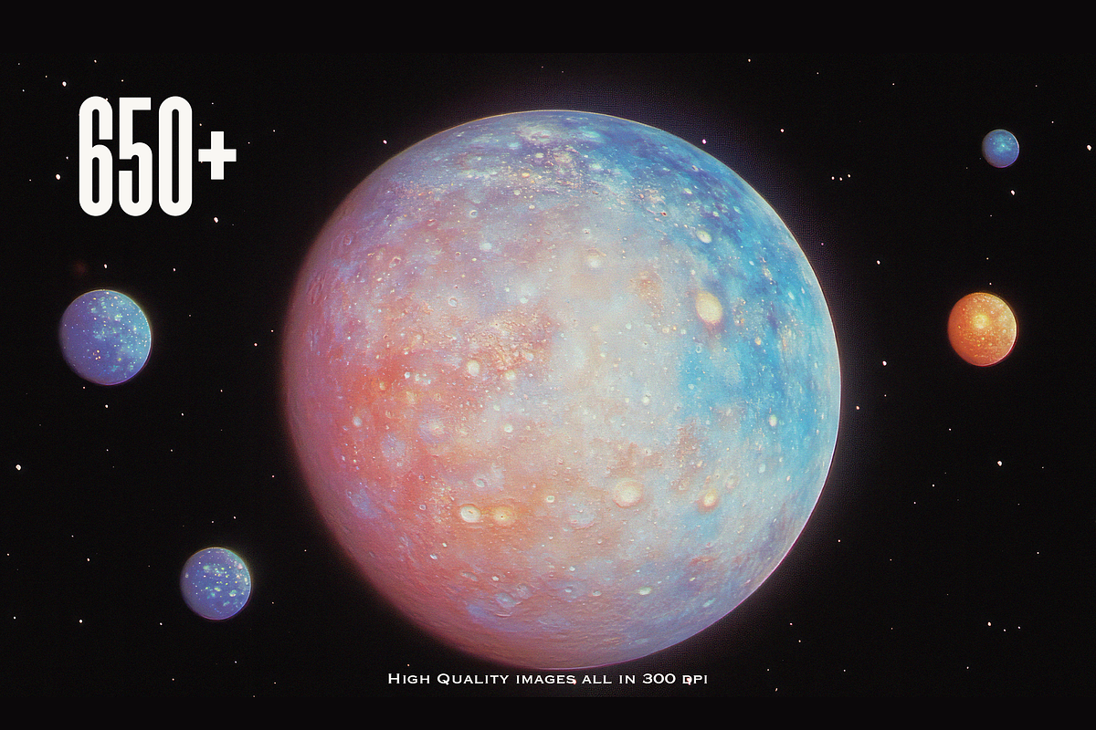 SALE! 650+ Cinematic Space Scenes, a Background Graphic by Lilithcollageart (Photo 6 of 28)