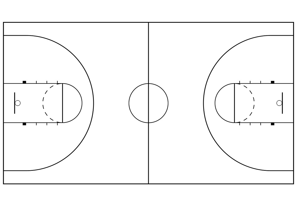 Basketball court, an Illustration by Hypnotic (Photo 2 of 2)