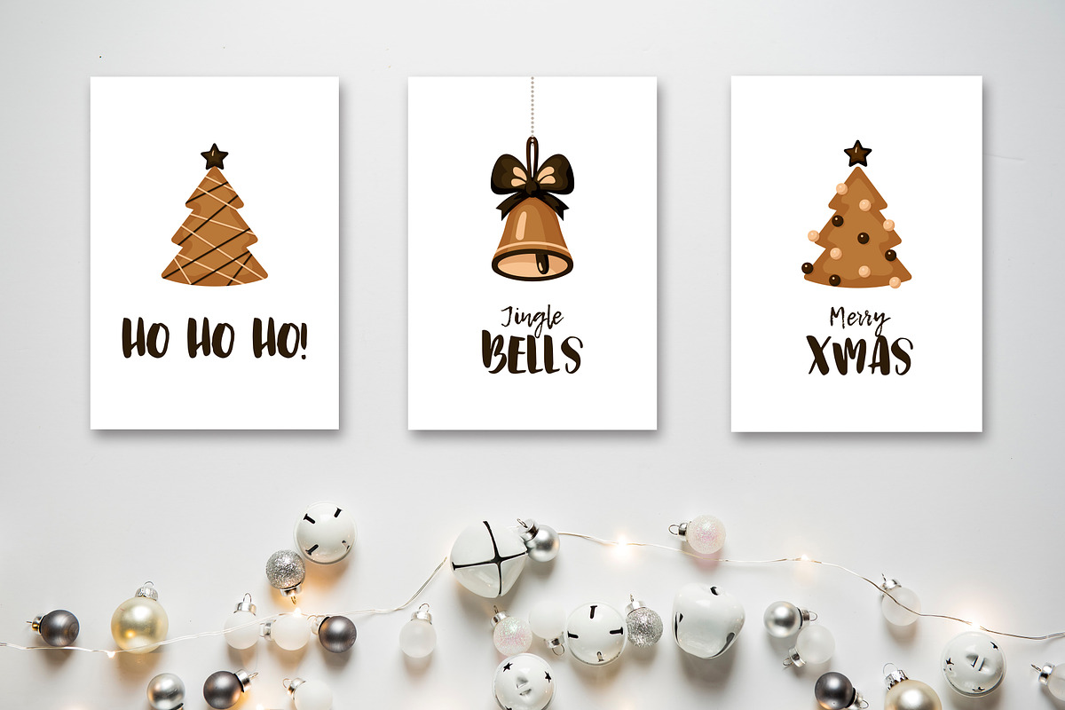 Christmas Cookies & Lettering, a Background Graphic by NKTN graphics (Photo 7 of 13)