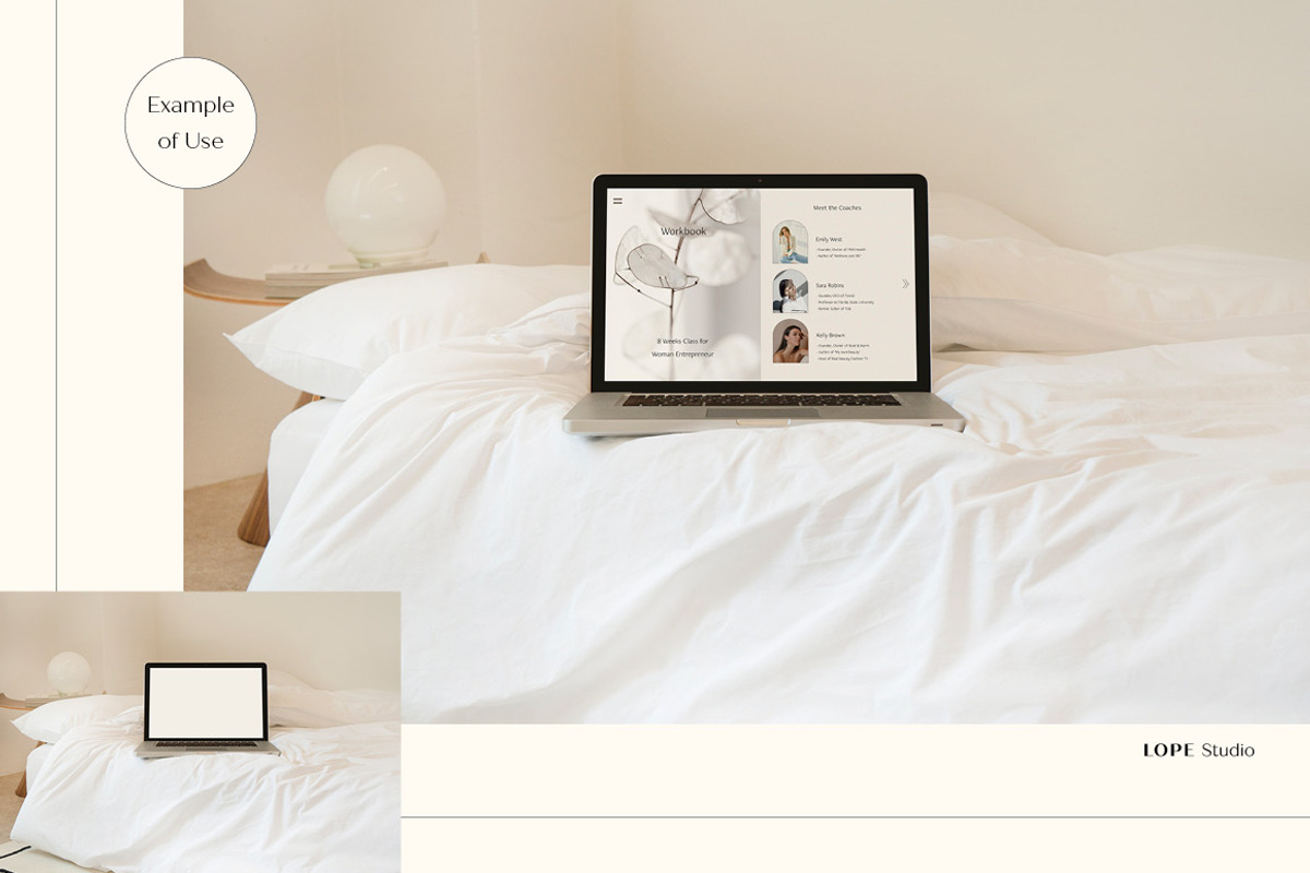 Macbook Laptop Mockup SET, a Mac Mockup by LOPEstudio (Photo 5 of 9)